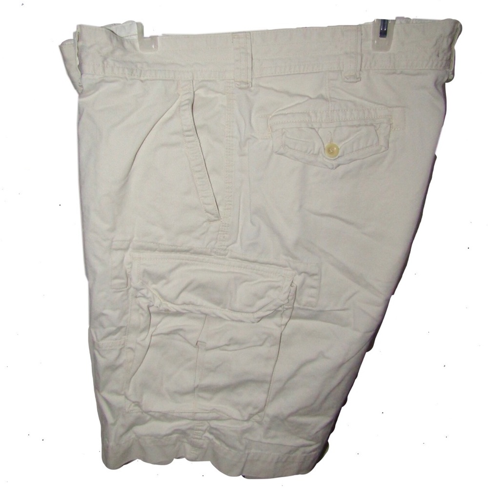 Beige Polo cargo shorts